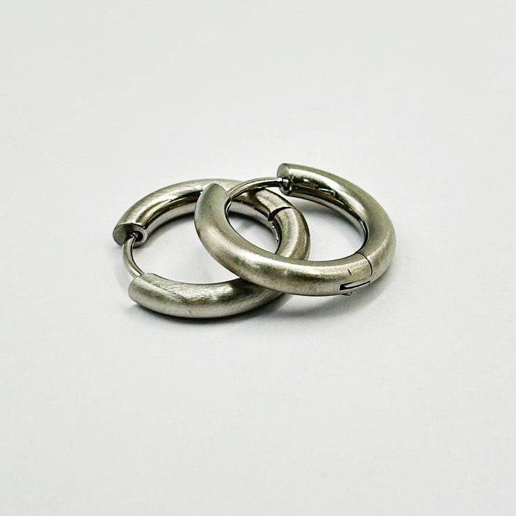 Швензы матовые размер 18мм*3мм цвет серебро