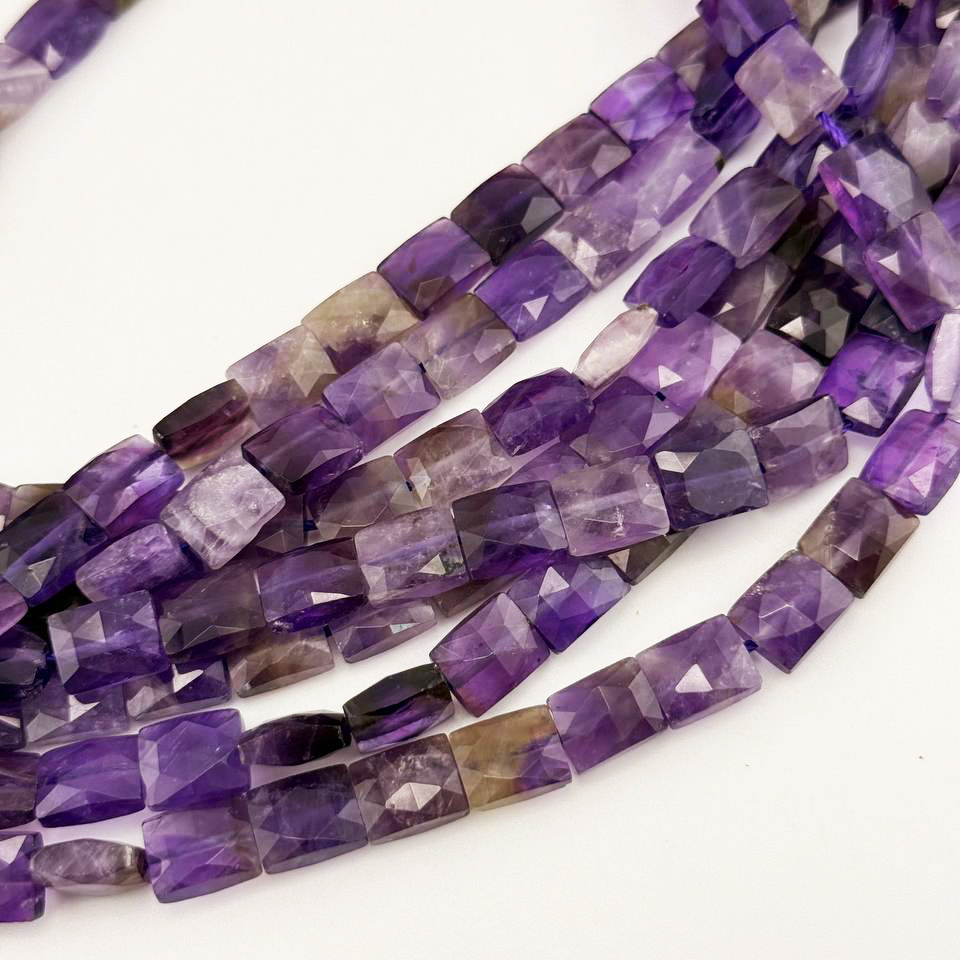Бусины Аметист размер 8*10,3мм натуральный камень